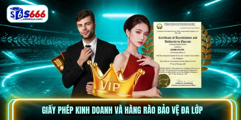 Giấy phép kinh doanh và hàng rào bảo vệ đa lớp Giấy phép kinh doanh và hàng rào bảo vệ đa lớp